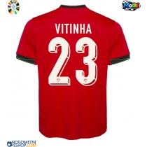 Moški Nogometni dresi Portugalska Vitinha #23 Domači EP 2024 Kratek Rokav